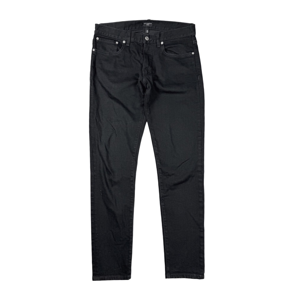 Club Monaco Super Slim‎ Denim Jeans Mens 30x30 Black NWOT Stretch Pants
